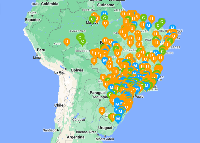 Mapa de Inventários de GHG Protocol