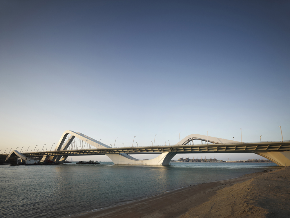 Sheikh Zayed Bridge in United Arab Emirates