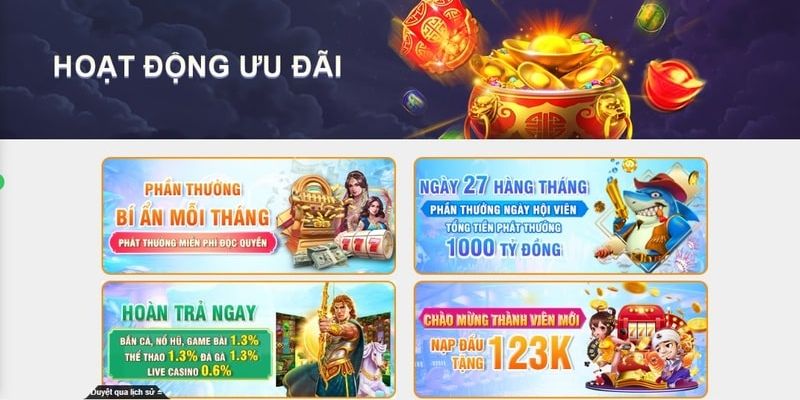 Chương trình khuyến mãi nạp lần đầu cho tân thủ 123Win