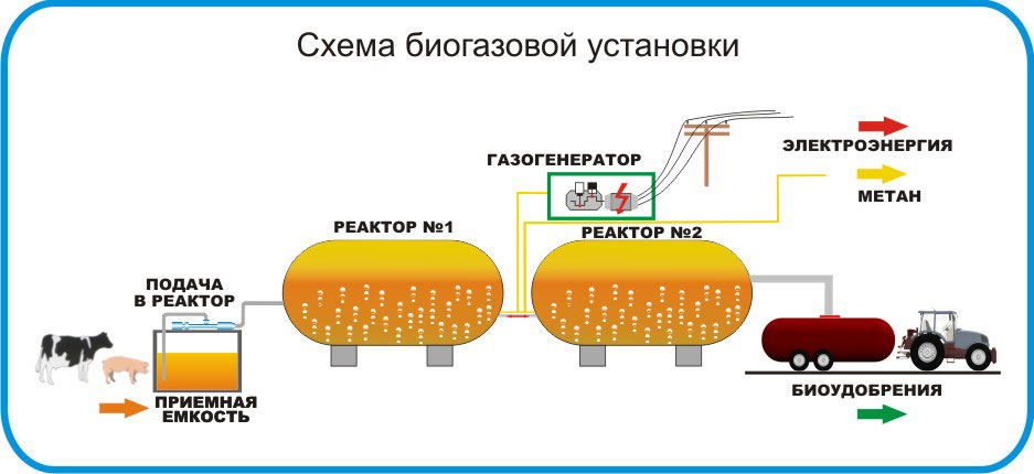 Биогазовая установка для частного дома своими руками