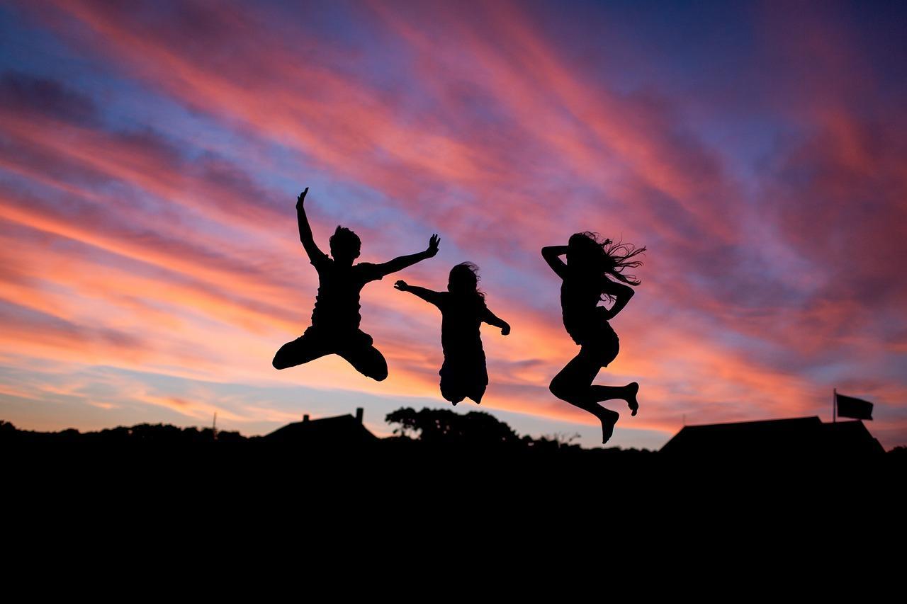 Free People Jumping photo and picture