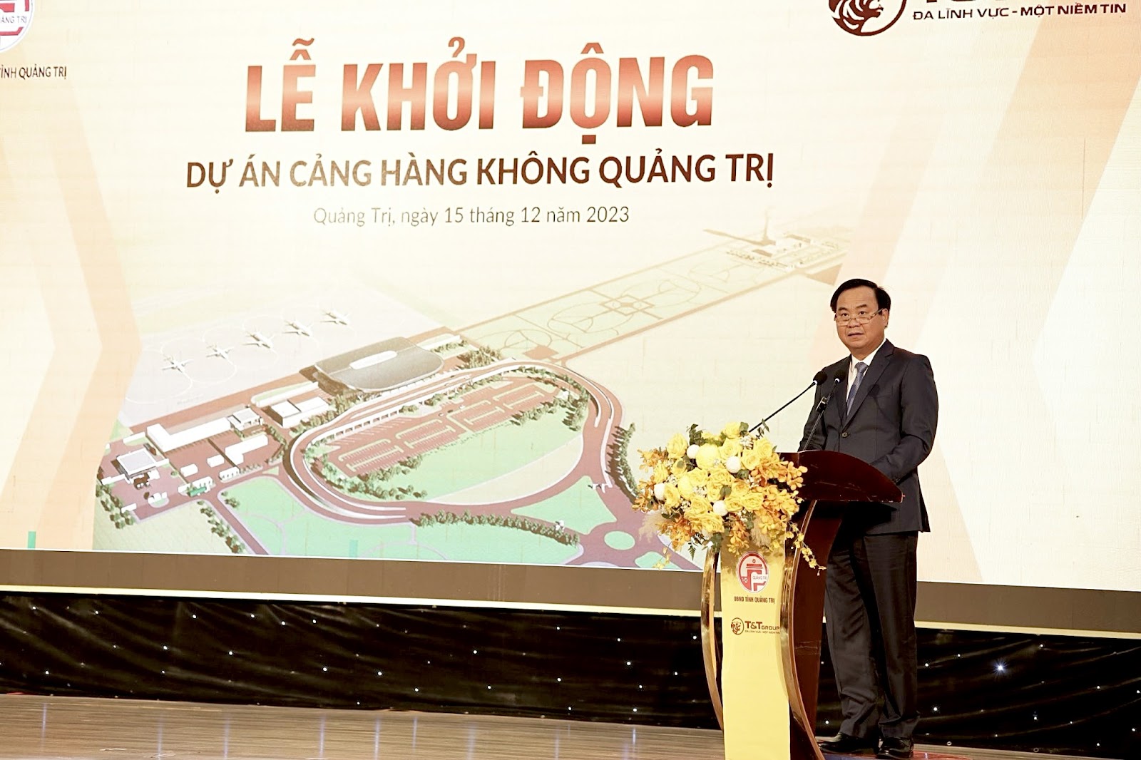 Ông Võ Văn Hưng, Phó Bí thư Tỉnh ủy, Chủ tịch UBND tỉnh Quảng Trị phát biểu tại sự kiện