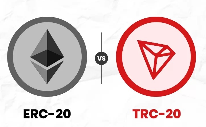  تفاوت استاندارد ERC-20 و استاندارد TRC-20