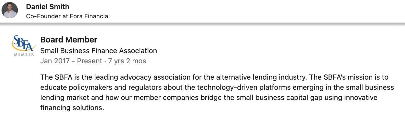 Who owns Fora Financial? 