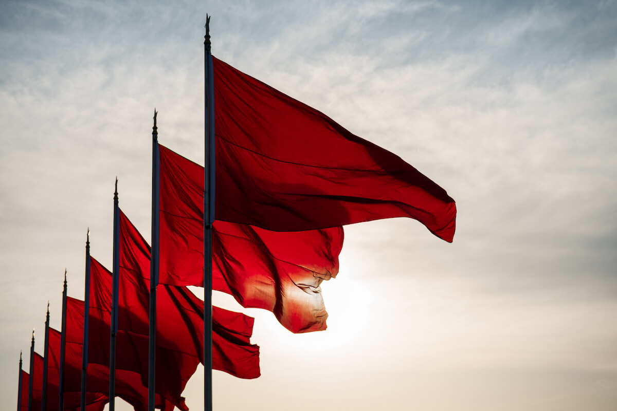 Red flags in a row