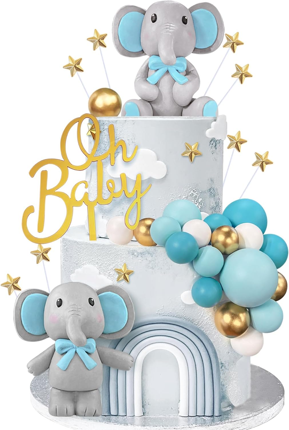 20 Amazing Elephant Baby Shower Cake Ideas