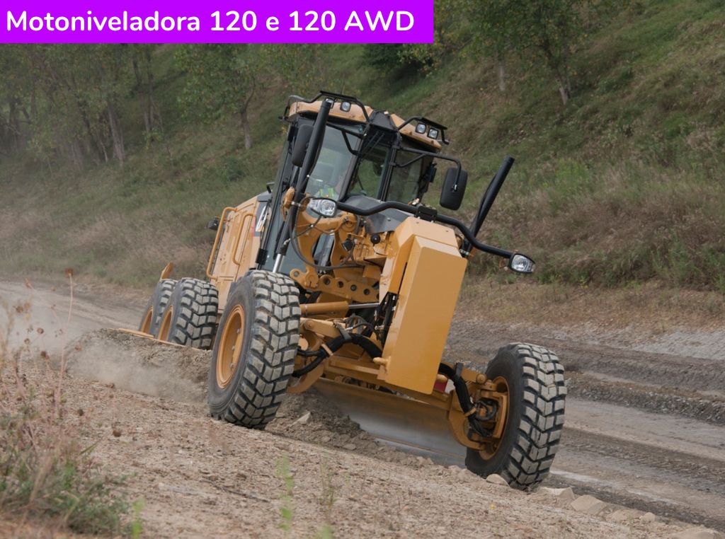 Motoniveladora 120 e 120 AWD Caterpillar