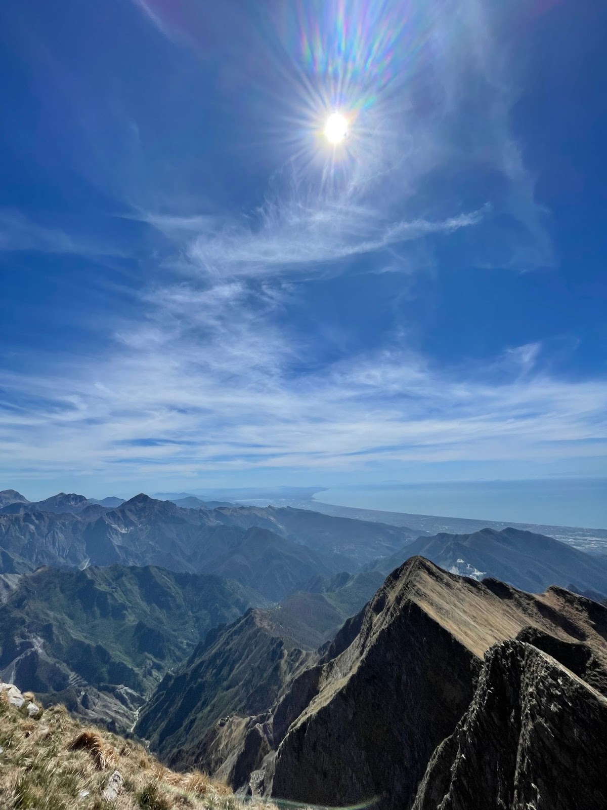 The view from the peak of Monte Sagro