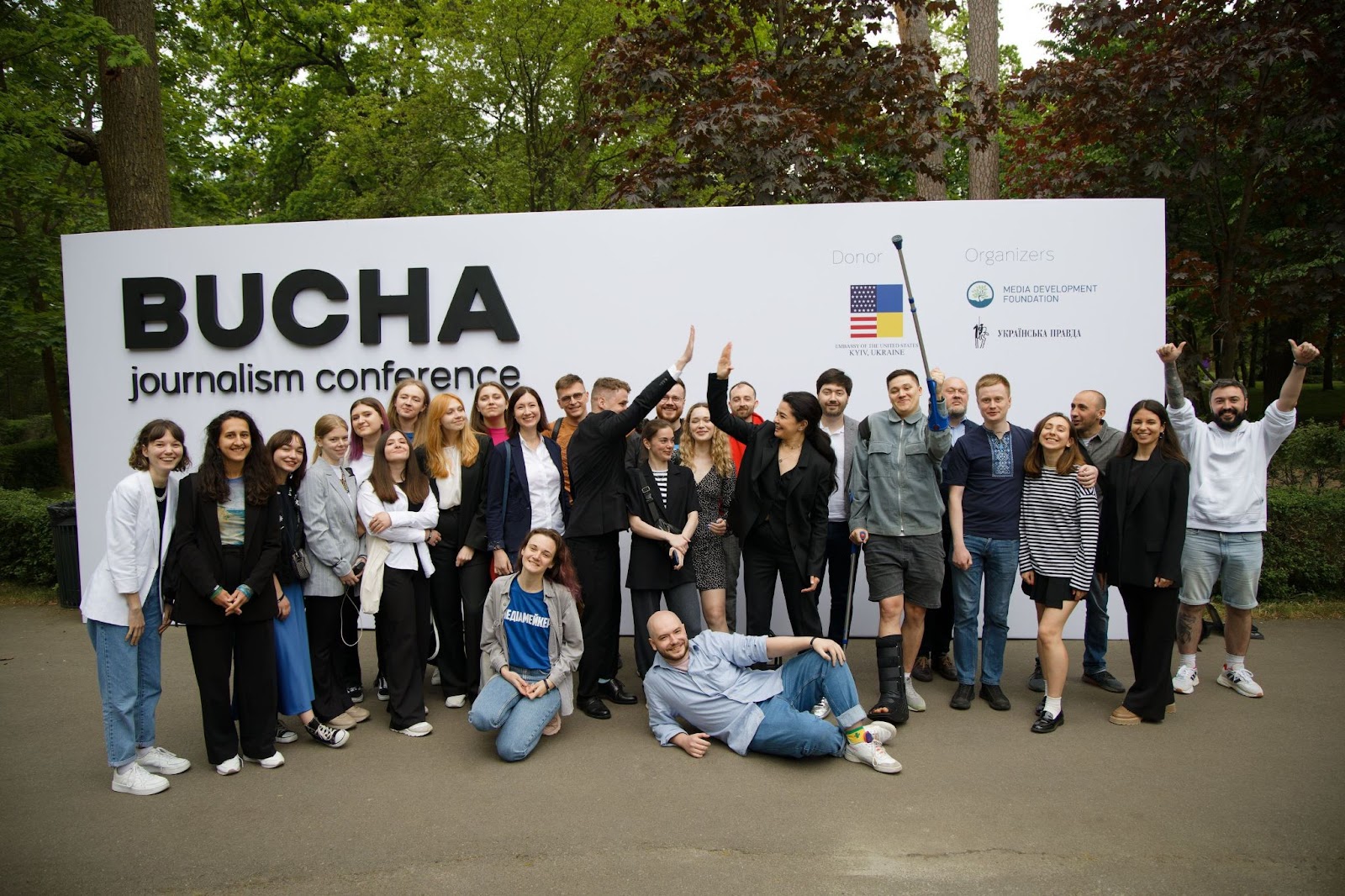 Media Development Foundation й «Українська правда» на Bucha Journalism Conference