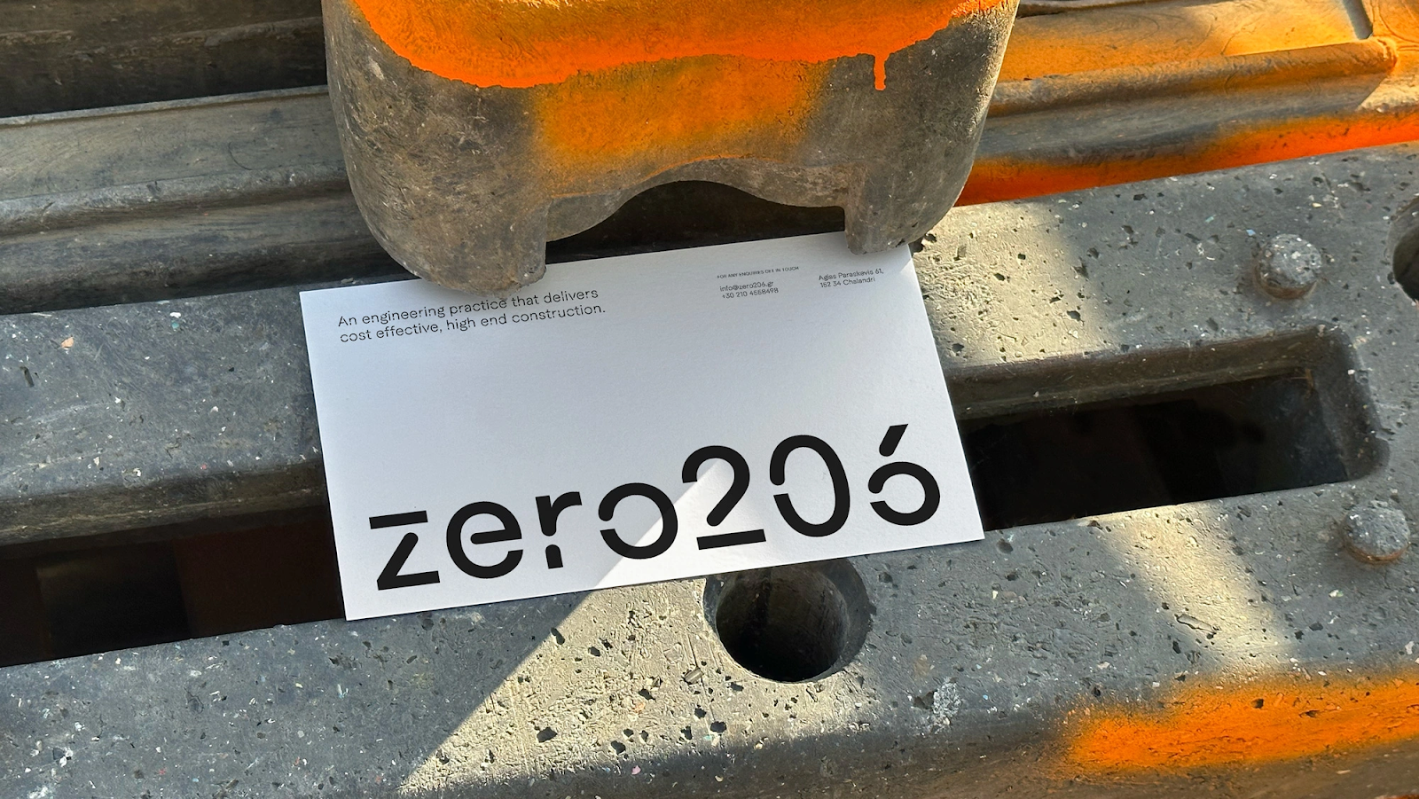 Artifact from the Revolutionizing Branding in Construction: Zero206's Visual Identity article on Abduzeedo