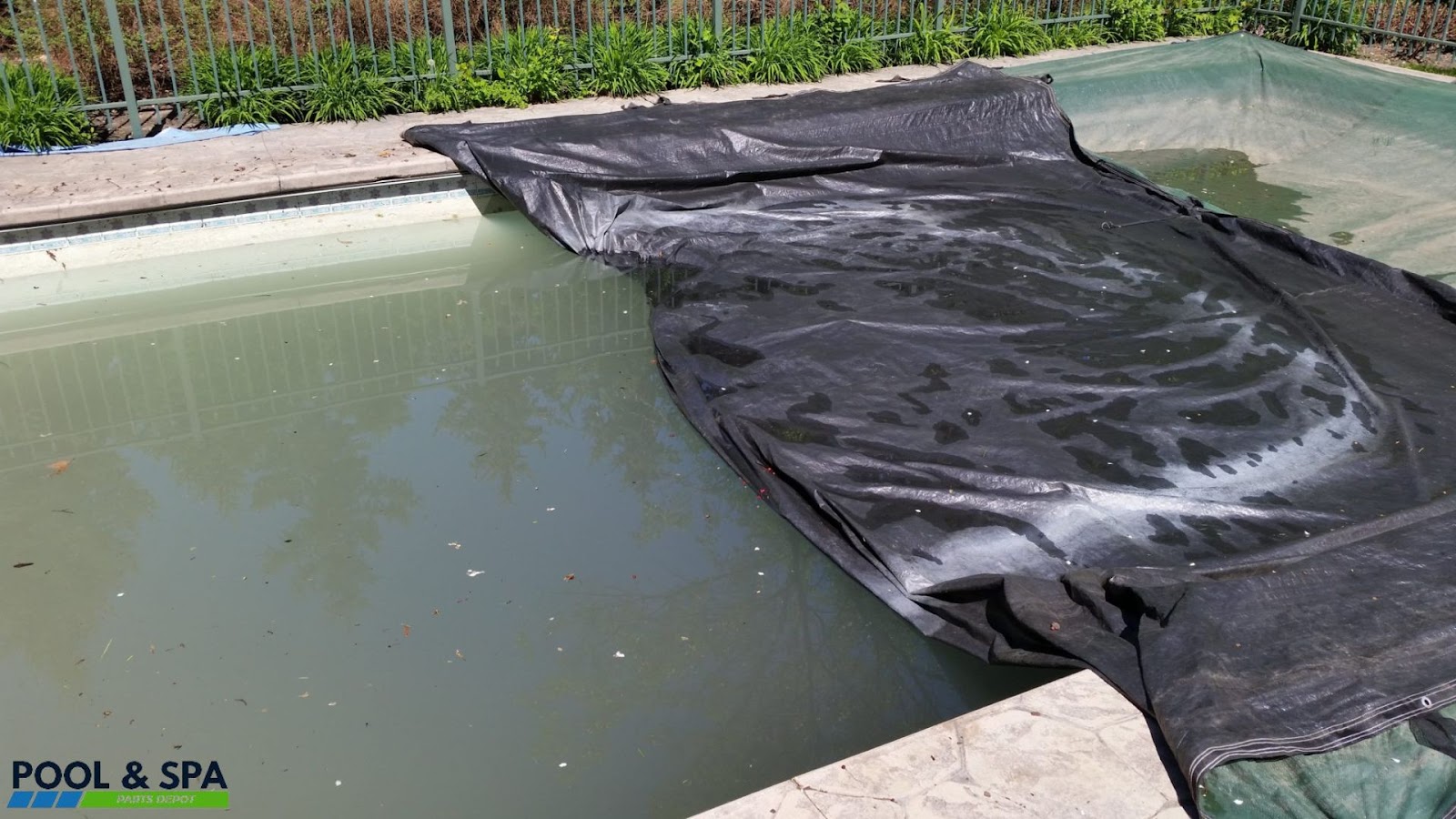 Remove and Clean the Pool Cover
