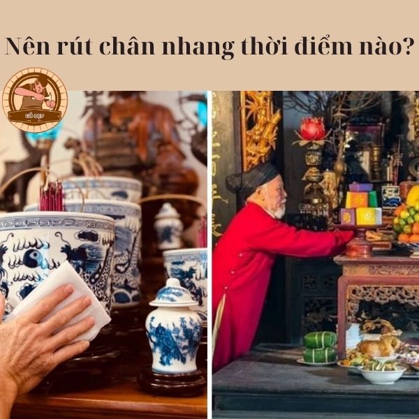 Nên rút, tỉa chân nhang bàn thờ Phật vào thời điểm nào?