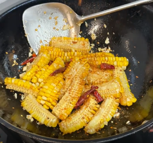 Chinese Corn Recipe: Best Spicy Corn Fry - Asian Food Style