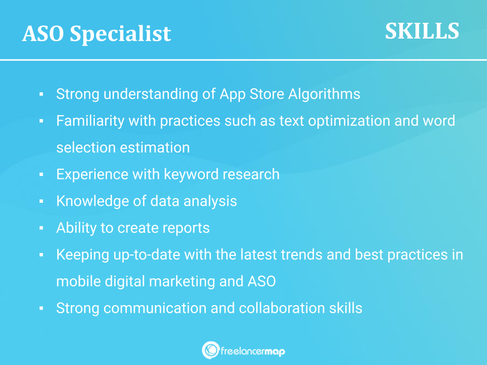 Skills of an ASO Specialist
