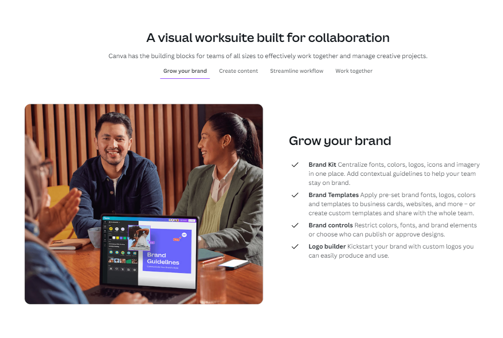 Team Collaboration & Workflows with Canva