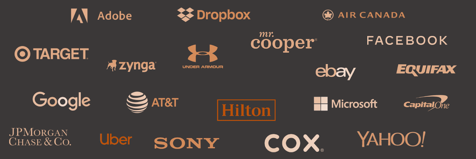 A group of logos on a grey background

Description automatically generated