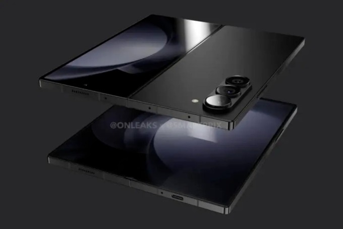 Hình dung về mẫu Galaxy Z Fold6. Ảnh:OnLeaks/SmartPrix