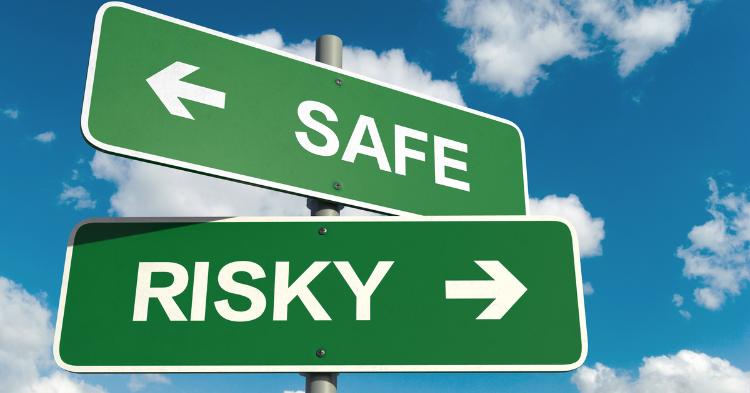 safe and risky signage