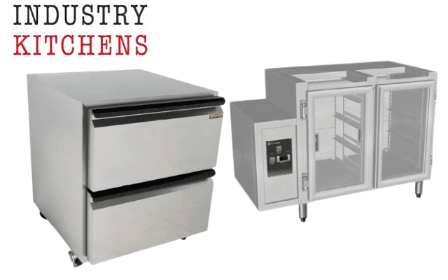 Industry Kitchen's commercial refrigeration units.