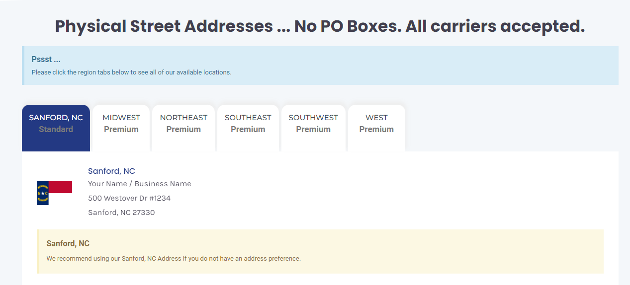 Virtual Address for Your Mailbox with Traveling Mailbox