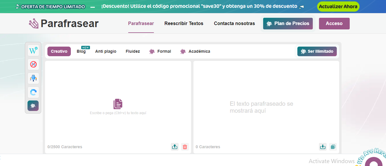 parafrasear contenido de ChatGPT