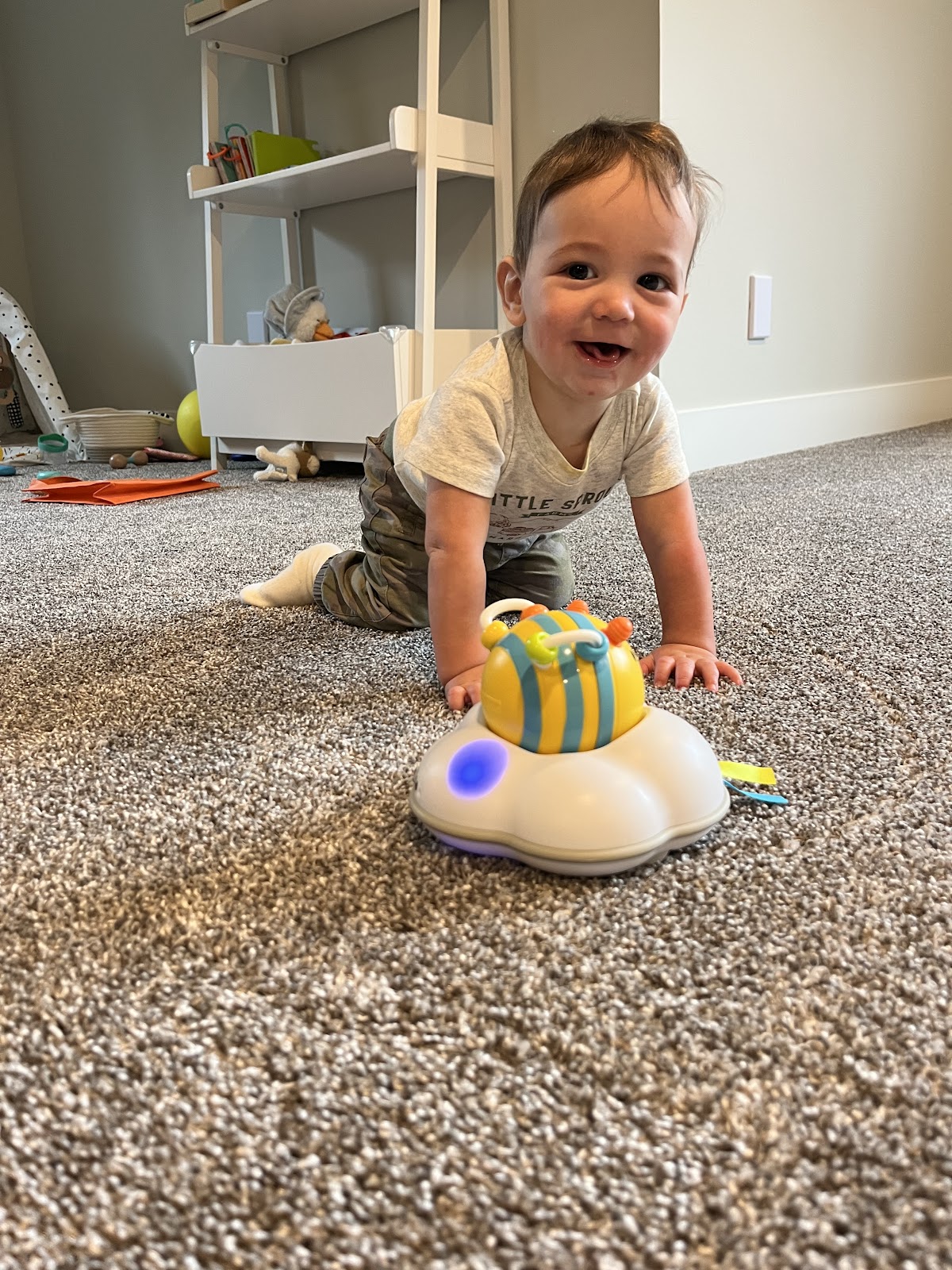 crawling 7-month-old 