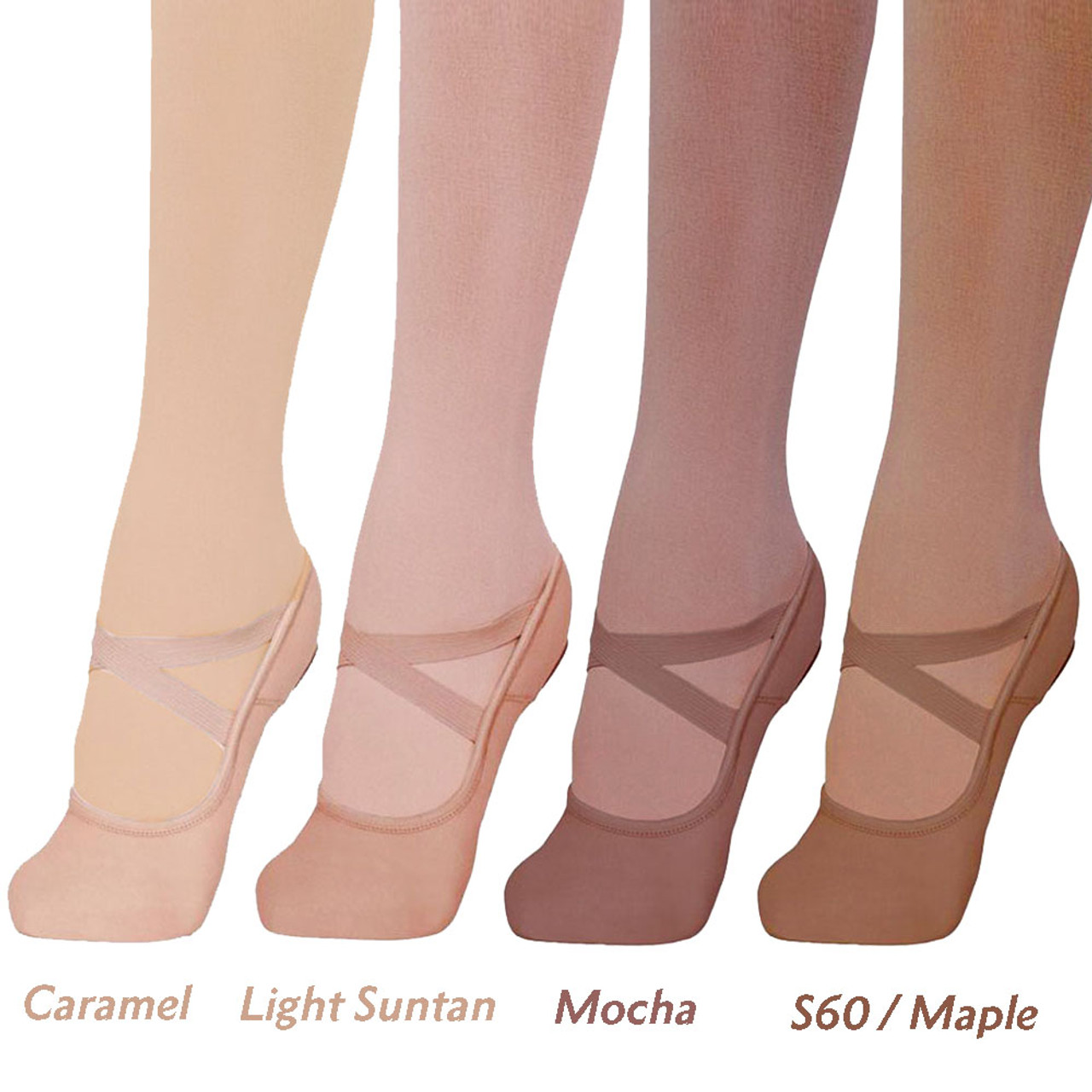 2037W Skin Tone Hanami Split Sole Canvas Ballet Shoe - Lindens Dancewear