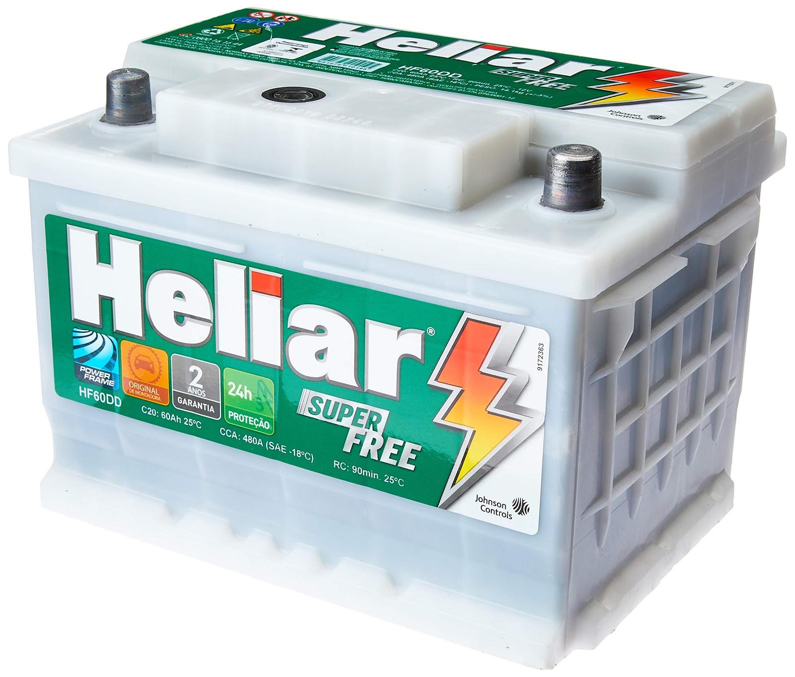 Bateria Automotiva Heliar 60Ah