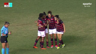 Cristiane anota dois gols em clássico Fla Flu (Reprodução: Globo Esporte)