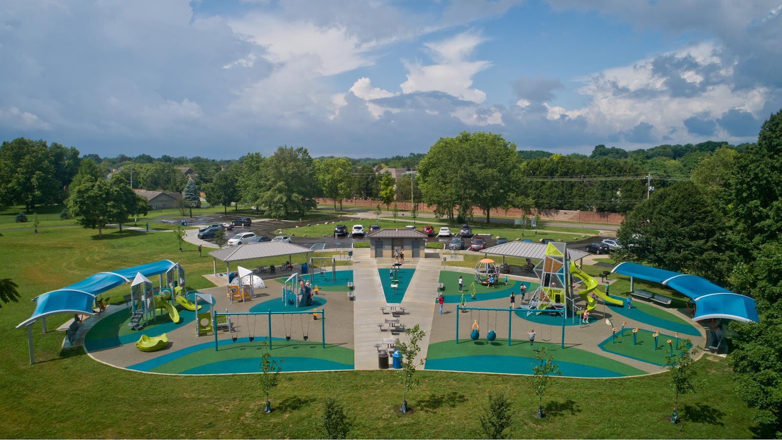 Carey Grove Park - Modern Playground Towers