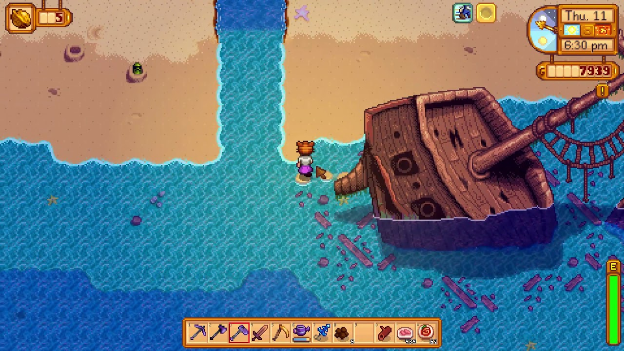 Shipwreck Stardew Valley