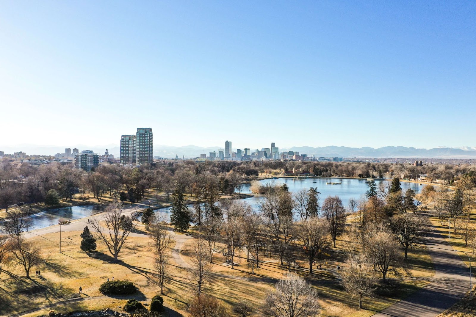 City Park and Denver scenery