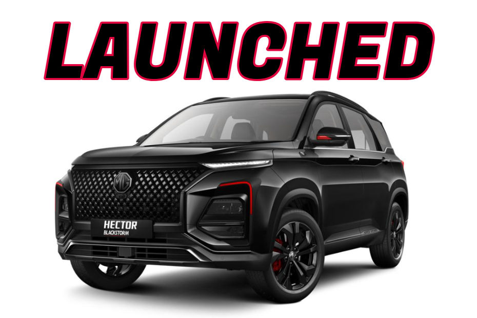 MG Hector Blackstorm Launched
