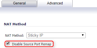 Deaktivierung von "Source Port Remap" in der SonicWall-Firewall