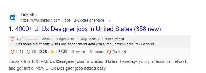 UI/UX designer jobs in the USA