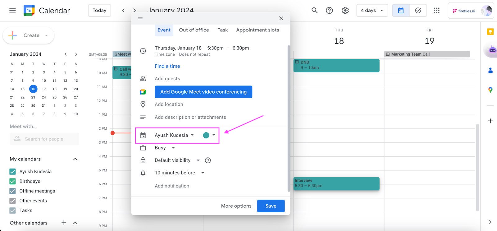 Google Calendar color scheme FAQ - Can I use color labels to change the event color?
