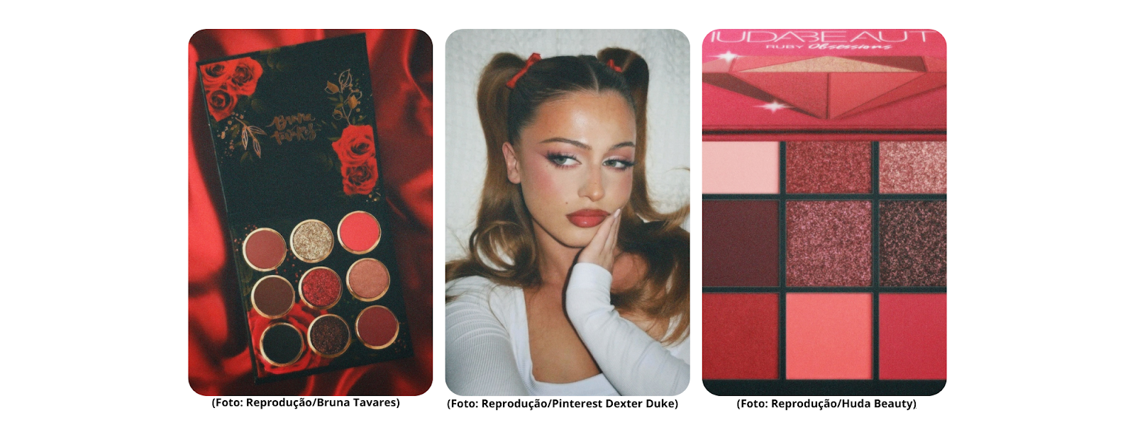 cherry girl makeup, dicas de produtos de maquiagem paletas