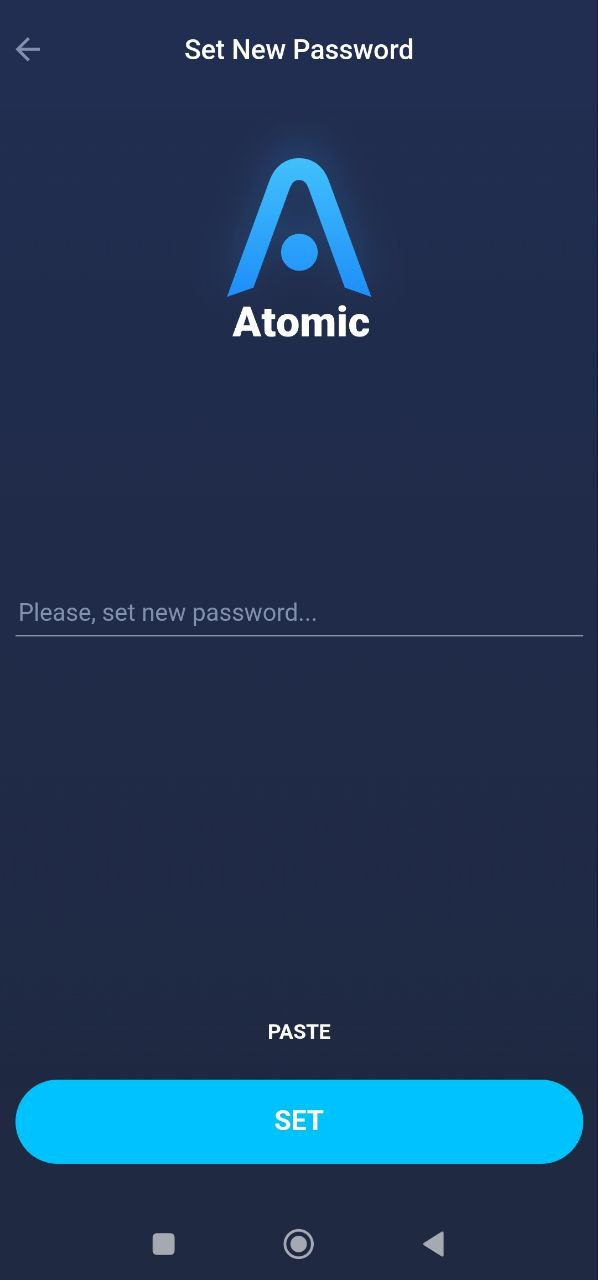 Setting up a password for Android 