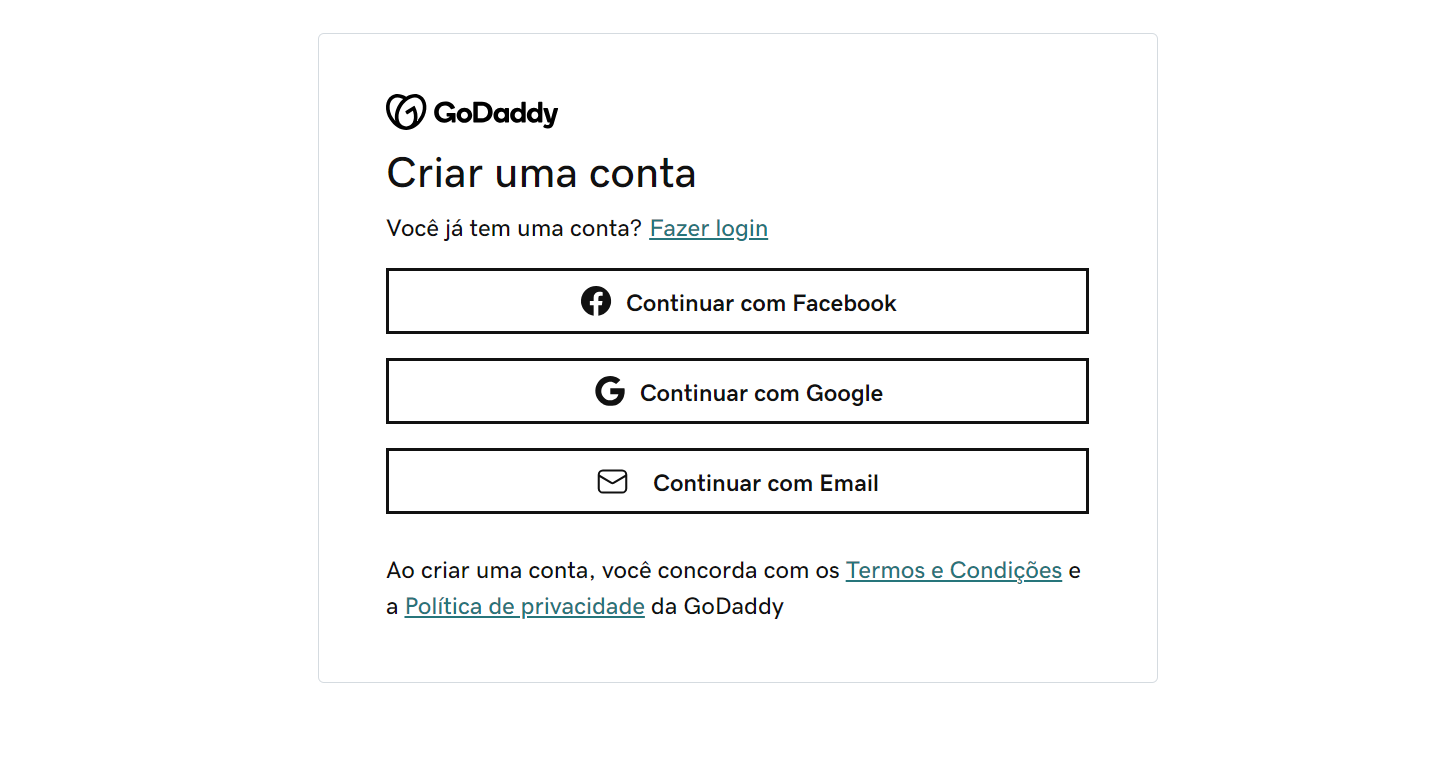 como criar um site