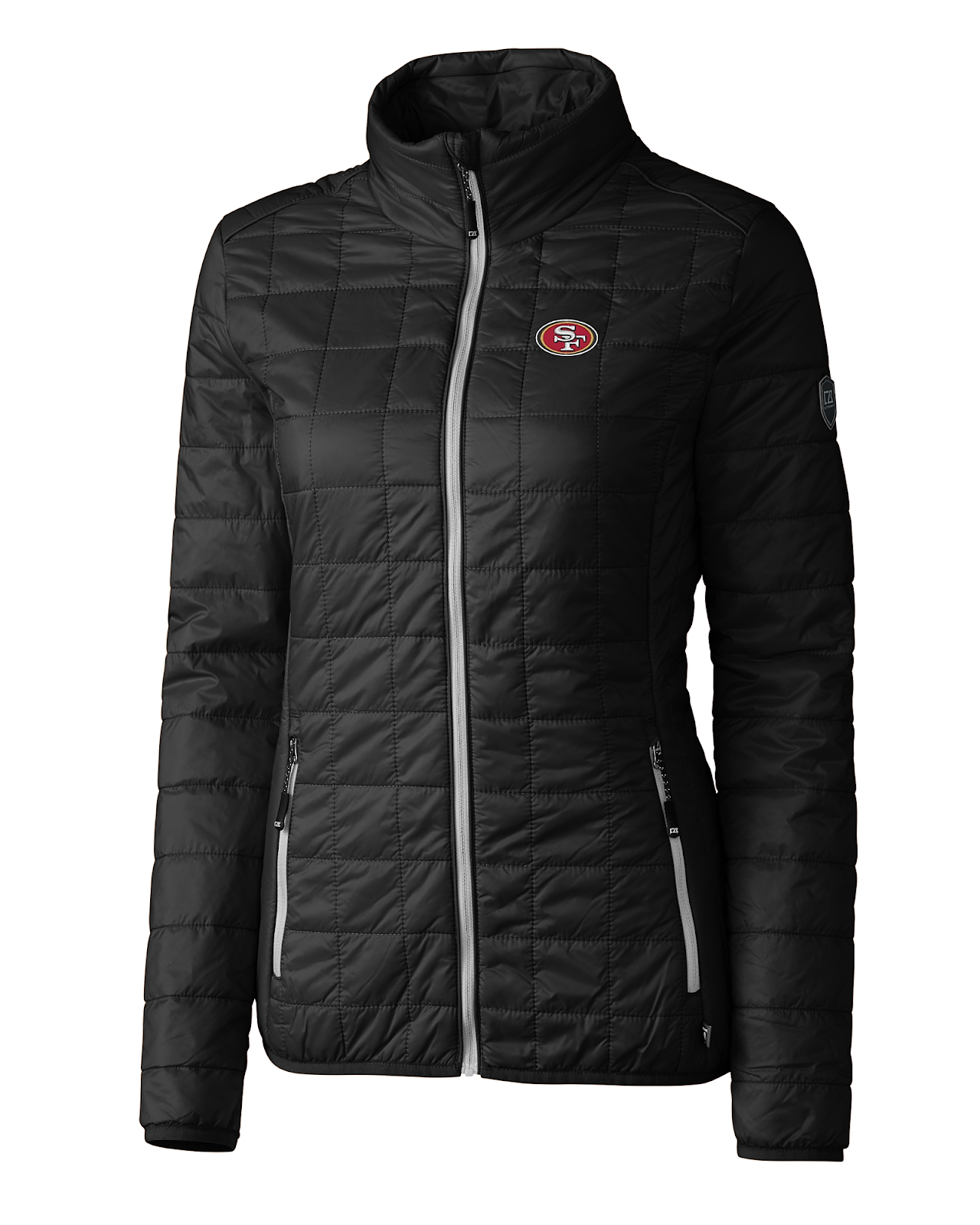 San Francisco 49ers Womens insulated puffer jacket for the 2024 NFL playoffs