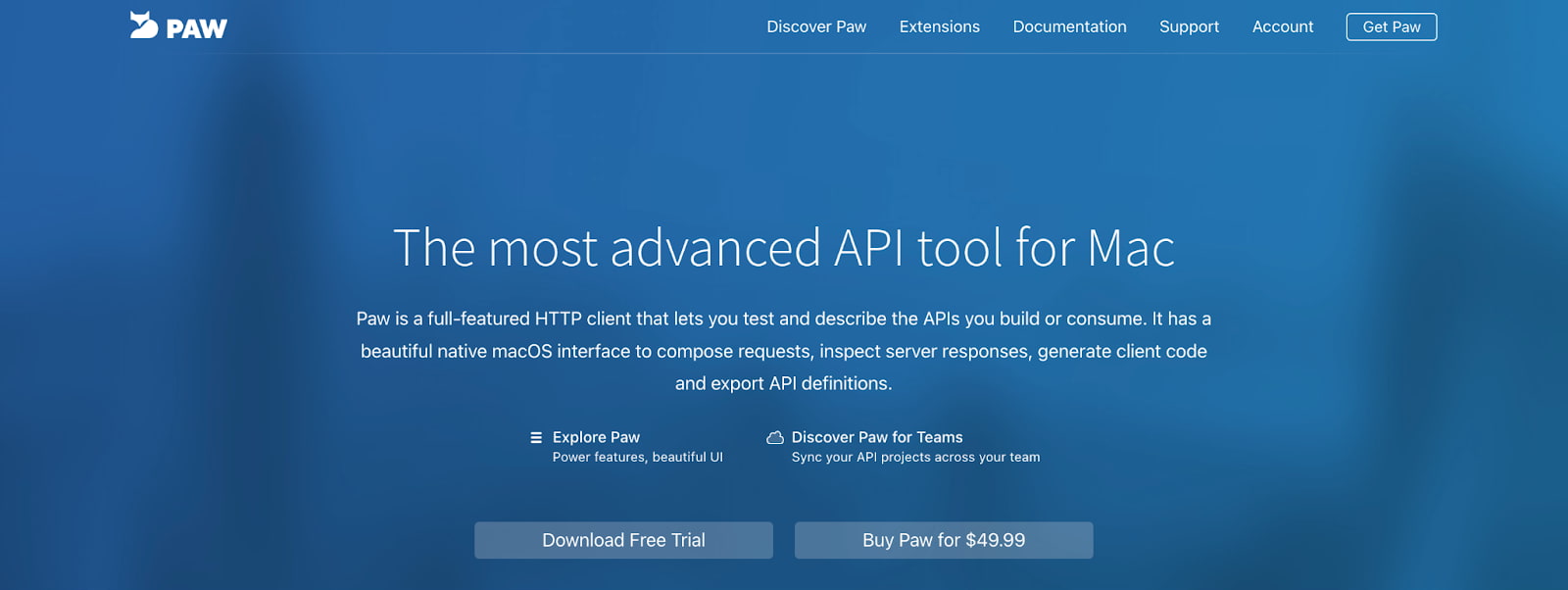 API testing tools, Paw