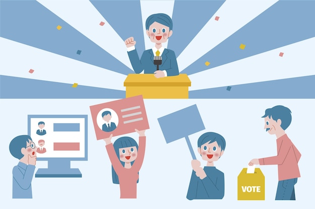 Election Euphoria Blissful Politics
