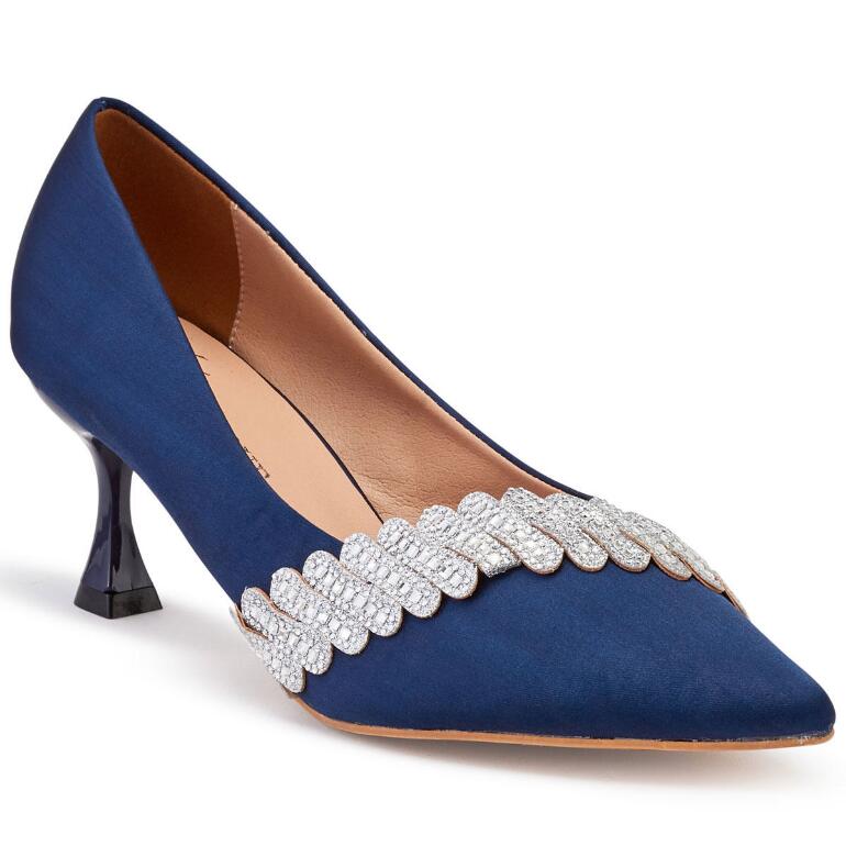 embellished pump heels