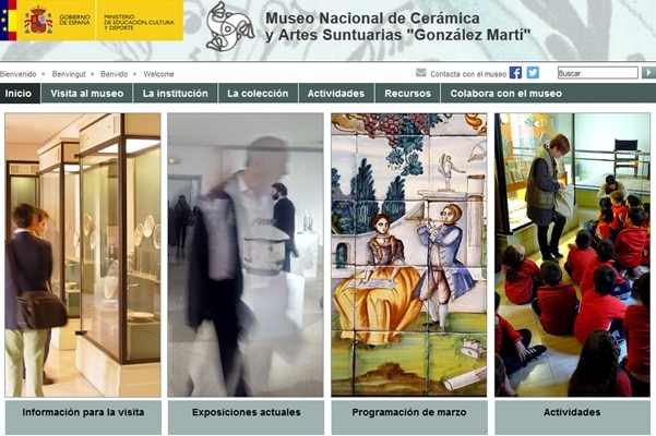 web del museo nacional de ceramica y artes suntuarias gonzalez marti de valencia 