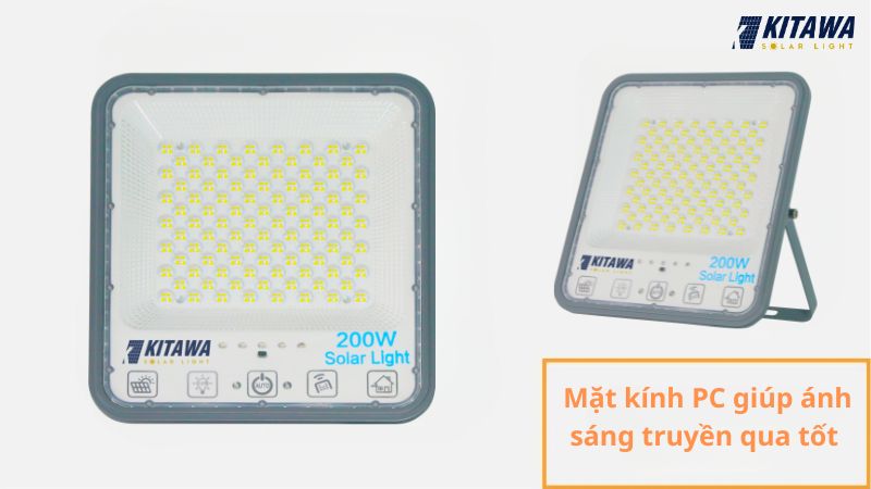 Đèn pha năng lượng mặt trời 200W bọc cầu - DP11200