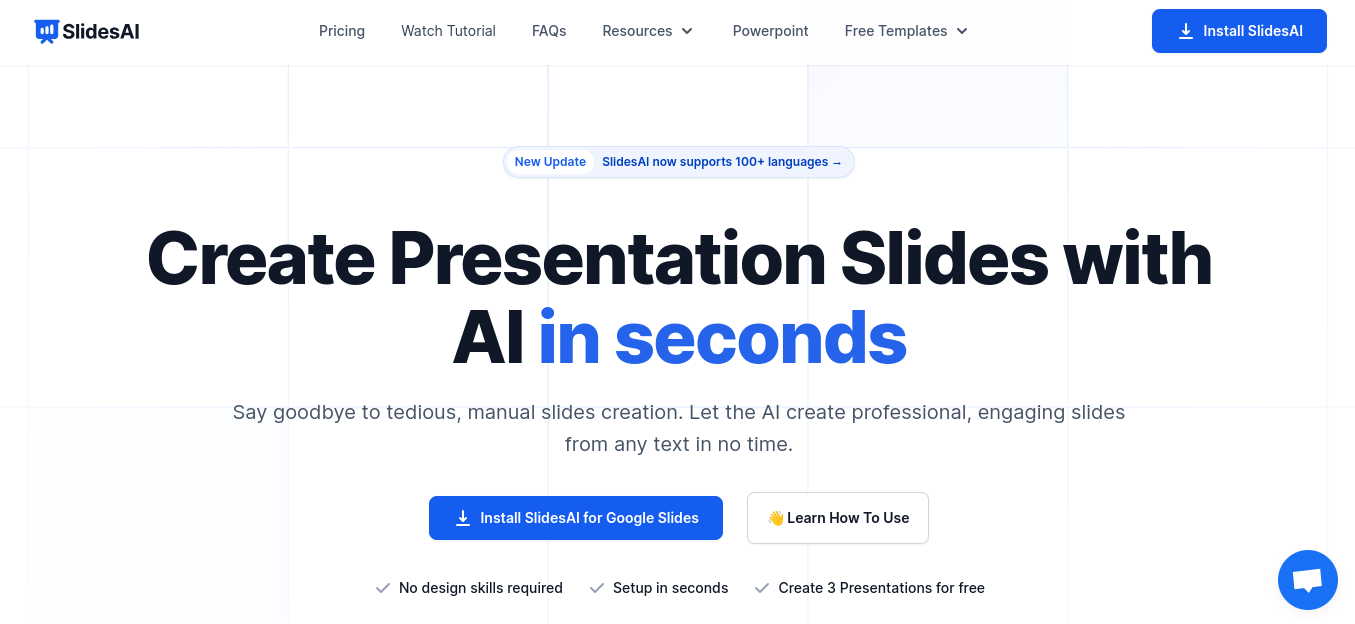 Platform AI untuk membuat PPT, SlidesAI (Photo: Slidesai.io)