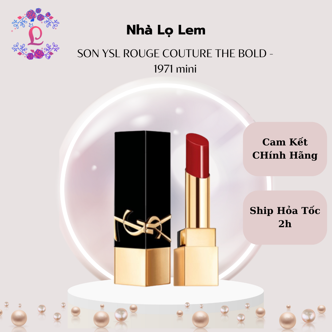 Son thỏi đỏ YSL Rouge Couture The Bold – 1971