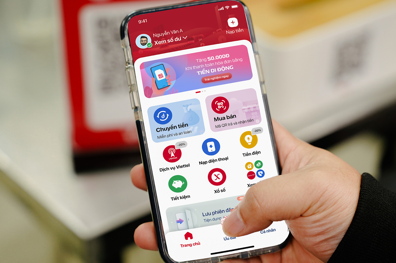 Quên mật khẩu Viettel Money