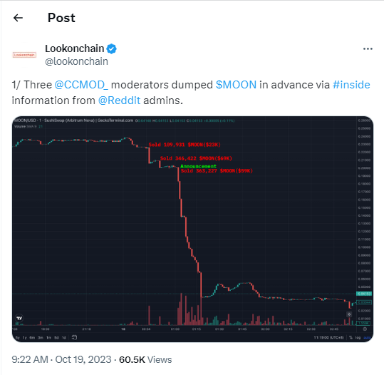 Reddit Removes Moderators Over Alleged MOON Token Insider Trading
