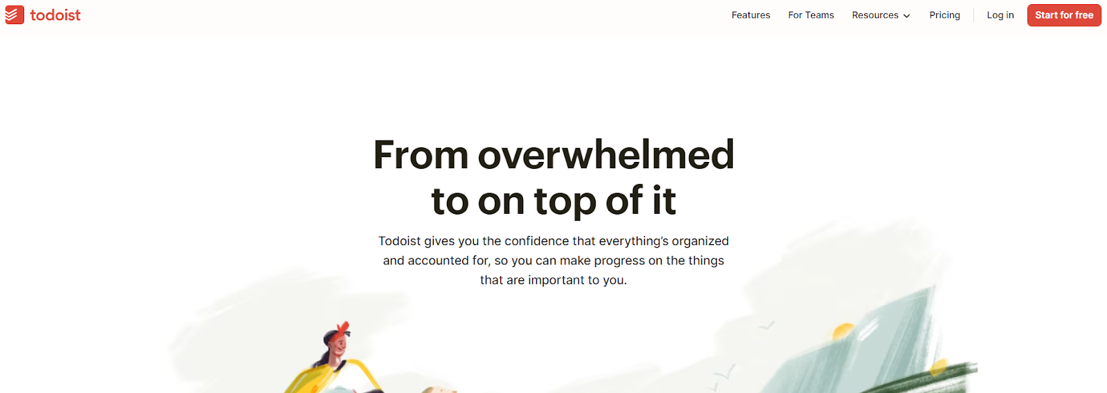 From overwhelmed to on top of it with Todoist